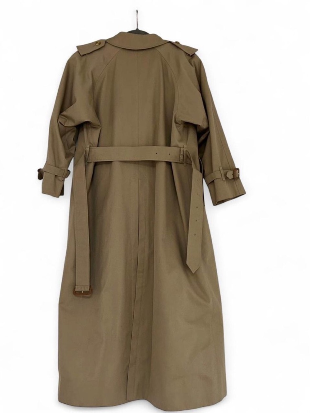 Pristine Grail: Vintage Burberrys XLONG Trench Coat + Wool Liner + Belt - Picture 3 of 15
